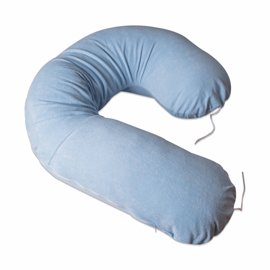 Praktik kojící polštář 175x25 modrý