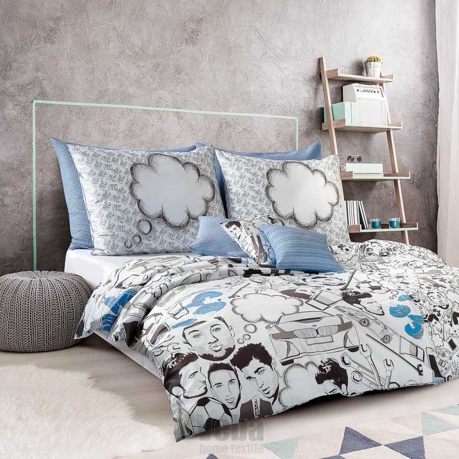 Saténové povlečení Geon dreams - his 